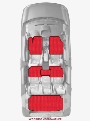 ЭВА коврики «Queen Lux» комплект для Honda HR-V (2G)