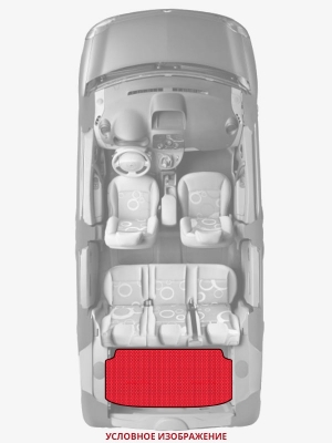 ЭВА коврики «Queen Lux» багажник для Daihatsu Yrv